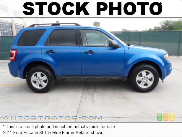 Stock photo for this 2011 Ford Escape XLT 2.5 Liter DOHC 16-Valve Duratec 4 Cylinder 6 Speed Automatic