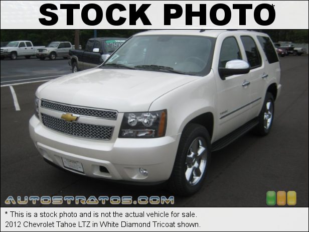 Stock photo for this 2012 Chevrolet Tahoe LTZ 5.3 Liter OHV 16-Valve VVT Flex-Fuel V8 6 Speed Automatic