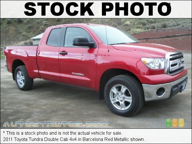 Stock photo for this 2011 Toyota Tundra Double Cab 4x4 4.6 Liter i-Force DOHC 32-Valve Dual VVT-i V8 6 Speed ECT-i Automatic