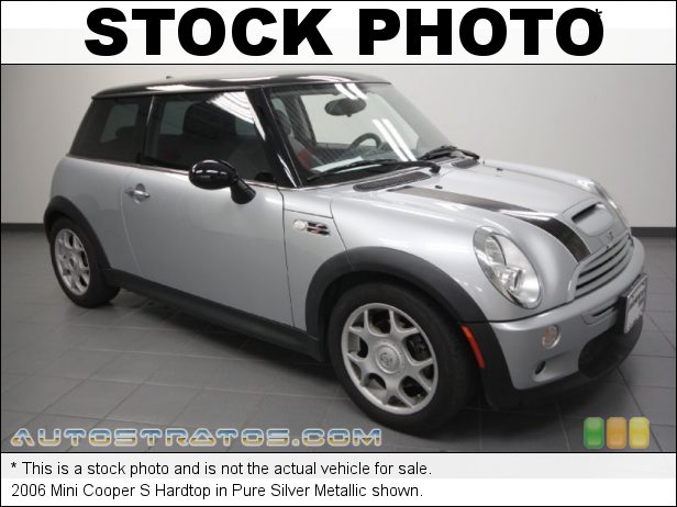 Stock photo for this 2006 Mini Cooper S Hardtop 1.6 Liter Supercharged SOHC 16-Valve 4 Cylinder 6 Speed Manual