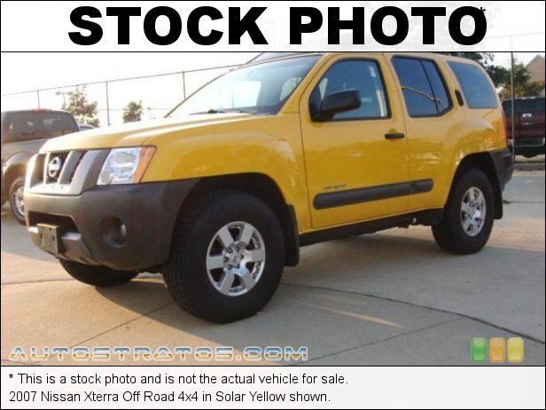 Stock photo for this 2007 Nissan Xterra Off Road 4x4 4.0 Liter DOHC 24-Valve VVT V6 5 Speed Automatic