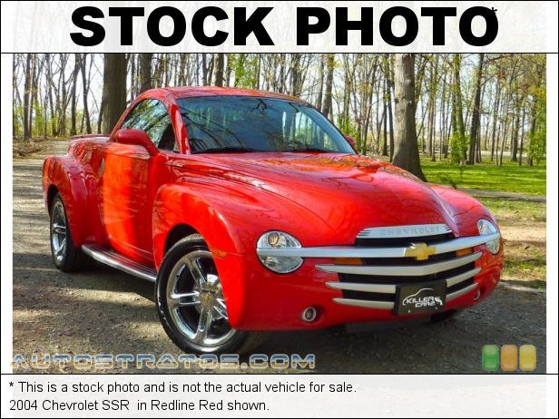 Stock photo for this 2004 Chevrolet SSR  5.3 Liter OHV 16-Valve V8 4 Speed Automatic