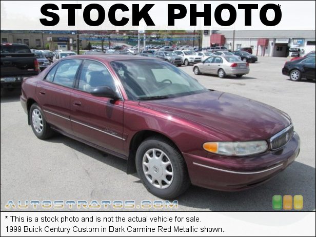 Stock photo for this 1999 Buick Century Custom 3.1 Liter OHV 12-Valve V6 4 Speed Automatic