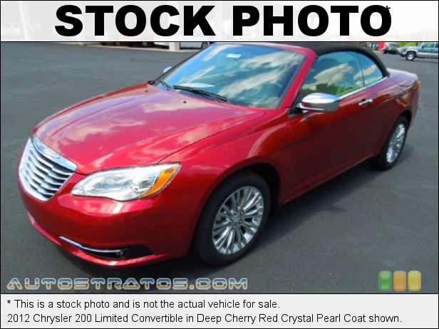 Stock photo for this 2012 Chrysler 200 Limited Convertible 3.6 Liter DOHC 24-Valve VVT Pentastar V6 6 Speed AutoStick Automatic