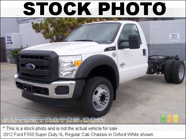 Stock photo for this 2019 Ford F550 Super Duty XL Regular Cab Chassis 6.8 Liter SOHC 30-Valve V10 6 Speed Automatic