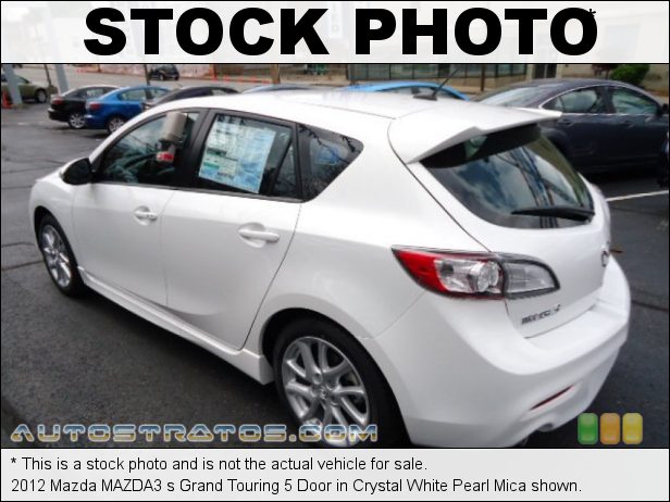Stock photo for this 2012 Mazda MAZDA3 s Grand Touring 5 Door 2.5 Liter DOHC 16-Valve VVT 4 Cylinder 6 Speed Manual