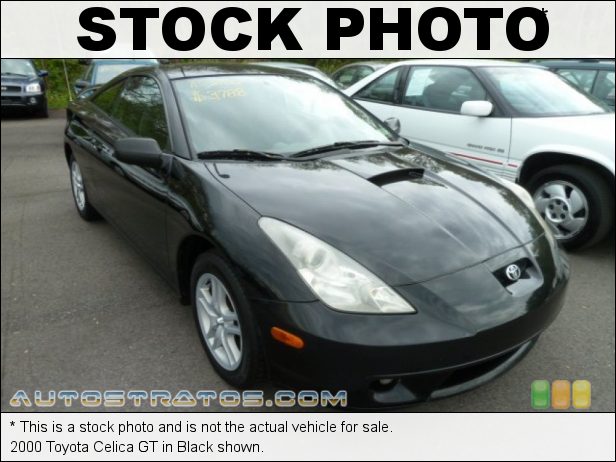 Stock photo for this 2000 Toyota Celica GT 1.8 Liter DOHC 16-Valve VVT-i 4 Cylinder 4 Speed Automatic