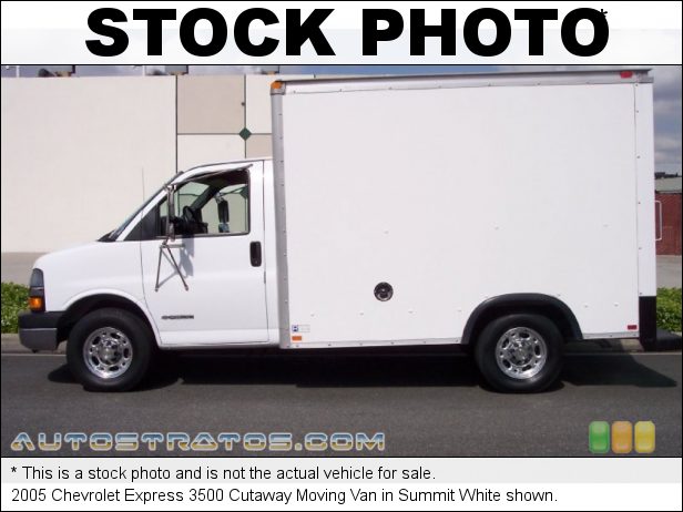 Stock photo for this 2005 Chevrolet Express 3500 Cutaway Van 6.0 Liter OHV 16-Valve V8 4 Speed Automatic