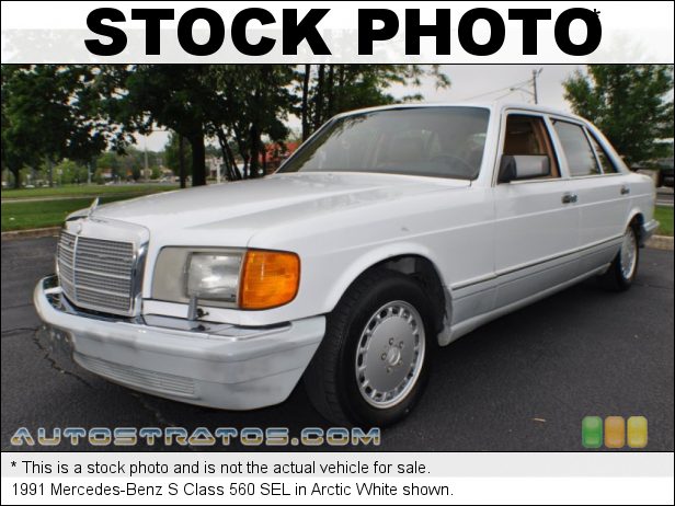 Stock photo for this 1991 Mercedes-Benz S Class 560 SEL 5.6 Liter SOHC 16-Valve V8 4 Speed Automatic