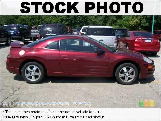 Stock photo for this 2004 Mitsubishi Eclipse GS Coupe 2.4 Liter SOHC 16-Valve 4 Cylinder 4 Speed Automatic
