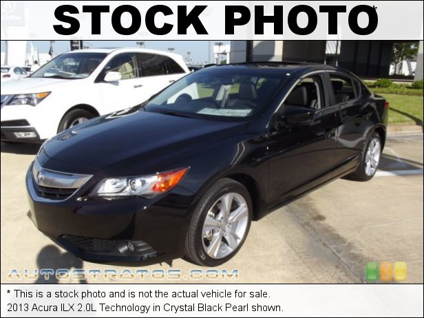Stock photo for this 2013 Acura ILX 2.0L Technology 2.0 Liter SOHC 16-Valve i-VTEC 4 Cylinder 5 Speed Automatic