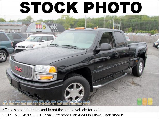 Stock photo for this 2003 GMC Sierra 1500 Denali Extended Cab AWD 6.0 Liter OHV 16-Valve Vortec V8 4 Speed Automatic