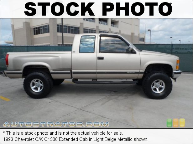 Stock photo for this 1994 Chevrolet C/K C1500 Extended Cab 5.7 Liter OHV 16-Valve V8 4 Speed Automatic