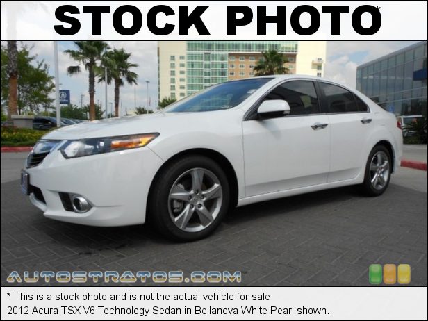 Stock photo for this 2012 Acura TSX Sedan 3.5 Liter SOHC 24-Valve VTEC V6 5 Speed Sequential SportShift Automatic