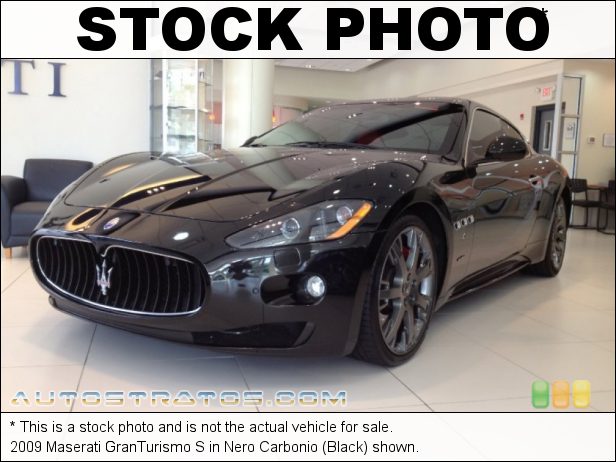 Stock photo for this 2009 Maserati GranTurismo S 4.7 Liter DOHC 32-Valve VVT V8 6 Speed MC-Shift Sequential