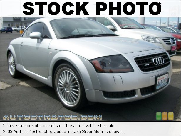 Stock photo for this 2003 Audi TT 1.8T quattro Coupe 1.8 Liter Turbocharged DOHC 20-Valve 4 Cylinder 6 Speed Manual Stock photo for this 2003 Audi TT 1.8T quattro Coupe 1.8 Liter Turbocharged DOHC 20-Valve 4 Cylinder 6 Speed Manual