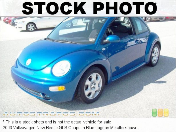 Stock photo for this 2003 Volkswagen New Beetle GLS Coupe 2.0 Liter SOHC 8-Valve 4 Cylinder 4 Speed Automatic