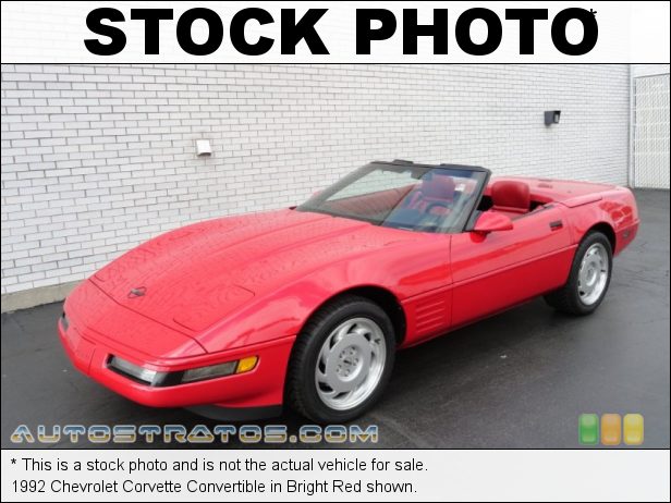 Stock photo for this 1992 Chevrolet Corvette Convertible 5.7 Liter OHV 16-Valve LT1 V8 6 Speed Manual