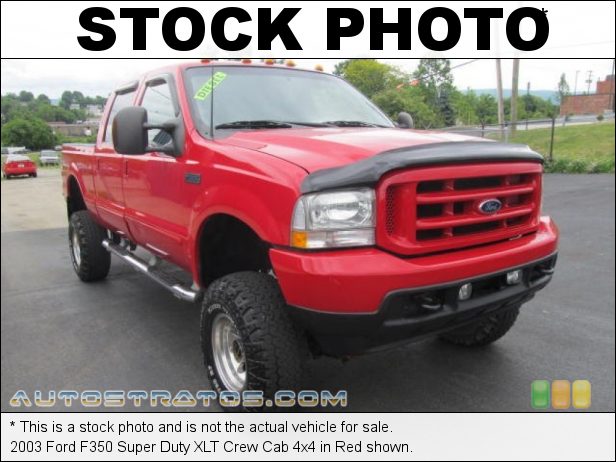 Stock photo for this 2003 Ford F350 Super Duty Crew Cab 4x4 6.0 Liter OHV 32V Power Stroke Turbo Diesel V8 5 Speed Manual