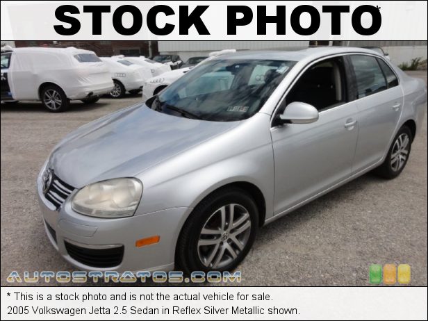 Stock photo for this 2005 Volkswagen Jetta 2.5 Sedan 2.5L DOHC 20V Inline 5 Cylinder 6 Speed Tiptronic Automatic