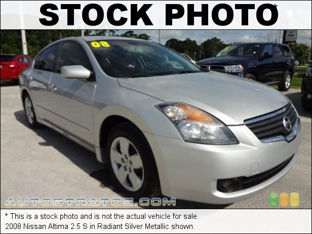 Stock photo for this 2008 Nissan Altima 2.5 2.5 Liter DOHC 16V CVTCS 4 Cylinder Xtronic CVT Automatic