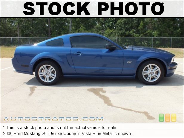 Stock photo for this 2006 Ford Mustang Coupe 4.6 Liter SOHC 24-Valve VVT V8 5 Speed Automatic
