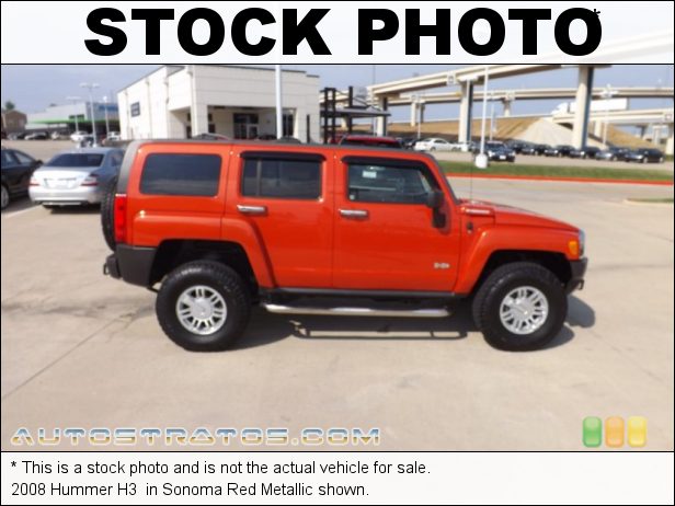 Stock photo for this 2008 Hummer H3  3.7 Liter DOHC 20V Vortec Inline 5 Cylinder 4 Speed Automatic