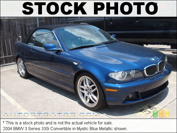 Stock photo for this 2004 BMW 3 Series 330i Convertible 3.0L DOHC 24V Inline 6 Cylinder 6 Speed Manual