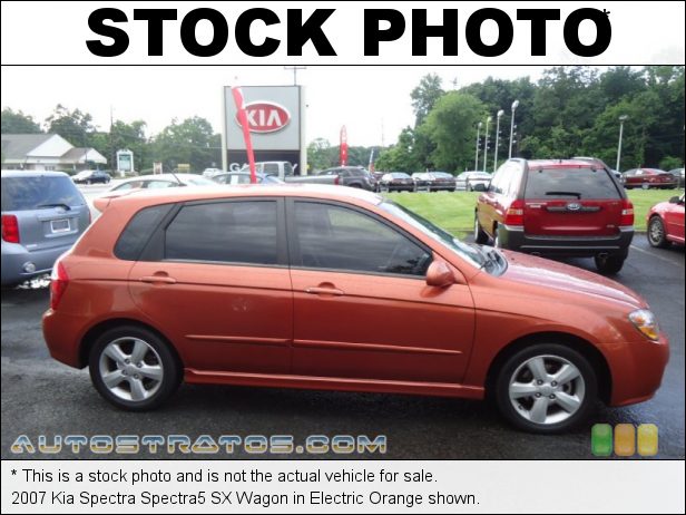 Stock photo for this 2007 Kia Spectra Spectra5 SX Wagon 2.0 Liter DOHC 16V VVT 4 Cylinder 4 Speed Automatic