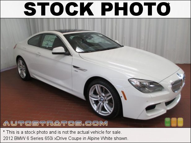 Stock photo for this 2012 BMW 6 Series 650i xDrive Coupe 4.4 Liter DI TwinPower Turbo DOHC 32-Valve VVT V8 8 Speed Sport Automatic