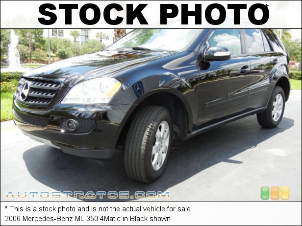 Stock photo for this 2006 Mercedes-Benz ML 350 4Matic 3.5 Liter DOHC 24-Valve VVT V6 7 Speed Automatic
