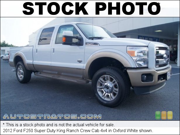 Stock photo for this 2012 Ford F250 Super Duty King Ranch Crew Cab 4x4 6.7 Liter OHV 32-Valve B20 Power Stroke Turbo-Diesel V8 6 Speed TorqShift Automatic