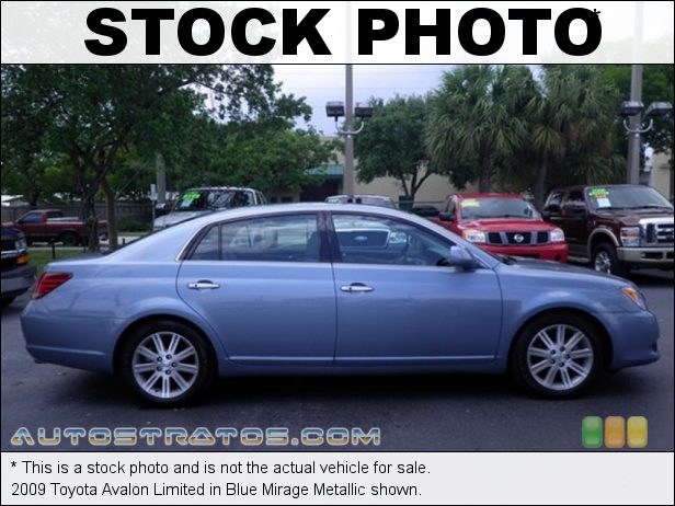 Stock photo for this 2009 Toyota Avalon Limited 3.5 Liter DOHC 24-Valve Dual VVT-i V6 6 Speed ECT-i Automatic