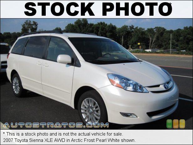Stock photo for this 2007 Toyota Sienna XLE AWD 3.5 Liter DOHC 24-Valve VVT V6 5 Speed Automatic