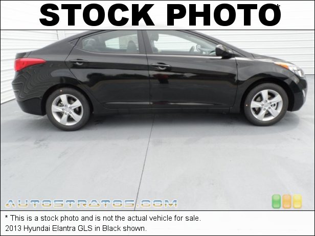 Stock photo for this 2013 Hyundai Elantra  1.8 Liter DOHC 16-Valve D-CVVT 4 Cylinder 6 Speed Shiftronic Automatic