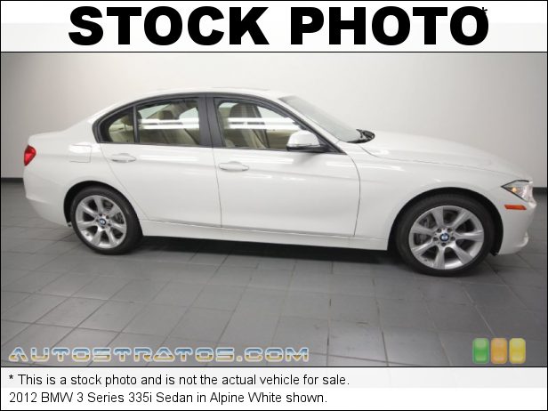 Stock photo for this 2012 BMW 3 Series 335i Sedan 3.0 Liter DI TwinPower Turbocharged DOHC 24-Valve VVT Inline 6 C 8 Speed Steptronic Automatic