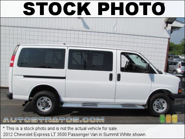 Stock photo for this 2012 Chevrolet Express LT 3500 Passenger Van 6.0 Liter Flex-Fuel OHV 16-Valve VVT V8 6 Speed Automatic