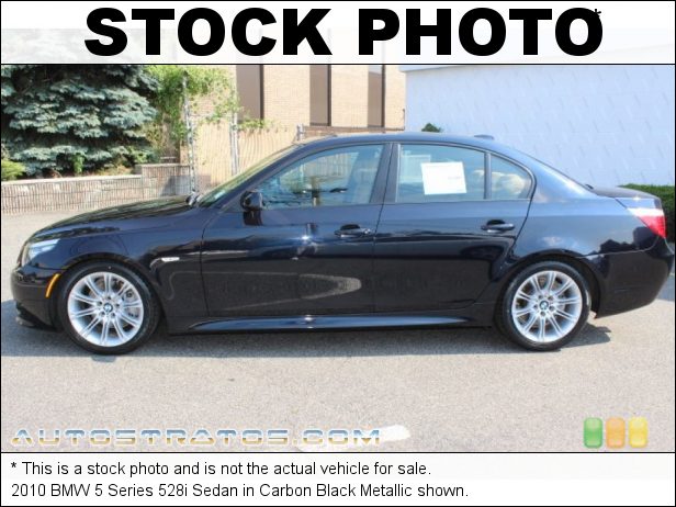 Stock photo for this 2010 BMW 5 Series 528i Sedan 3.0 Liter DOHC 24-Valve VVT Inline 6 Cylinder 6 Speed Manual