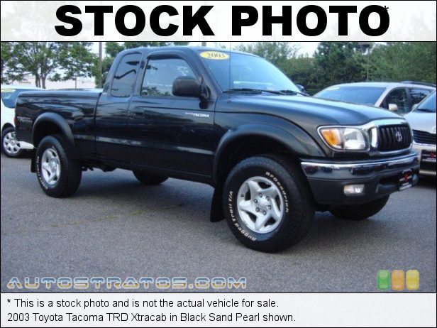 Stock photo for this 2003 Toyota Tacoma Xtracab 2.7 Liter DOHC 16-Valve 4 Cylinder 4 Speed Automatic