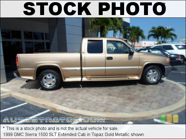 Stock photo for this 1999 GMC Sierra 1500 SLE Extended Cab 5.3 Liter OHV 16-Valve Vortec V8 4 Speed Automatic