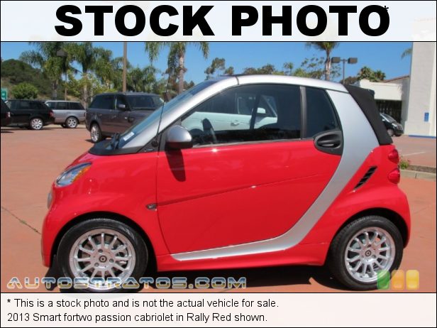 Stock photo for this 2013 Smart fortwo passion cabriolet 1.0 Liter DOHC 12-Valve 3 Cylinder 5 Speed Automated Manual