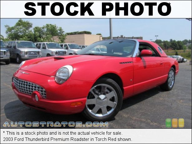 Stock photo for this 2003 Ford Thunderbird Premium Roadster 3.9 Liter DOHC 32-Valve V8 5 Speed Automatic