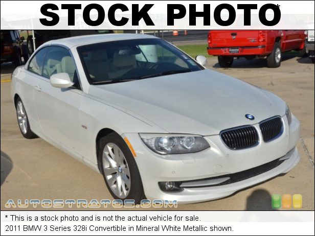 Stock photo for this 2011 BMW 3 Series 328i Convertible 3.0 Liter DOHC 24-Valve VVT Inline 6 Cylinder 6 Speed Manual