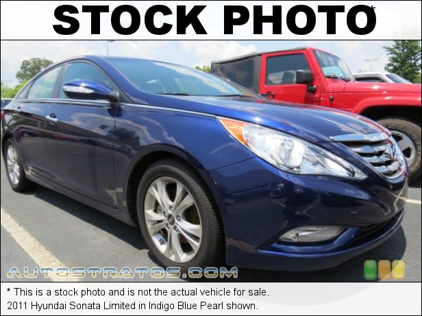 Stock photo for this 2011 Hyundai Sonata Limited 2.4 Liter GDI DOHC 16-Valve CVVT 4 Cylinder 6 Speed Shiftronic Automatic