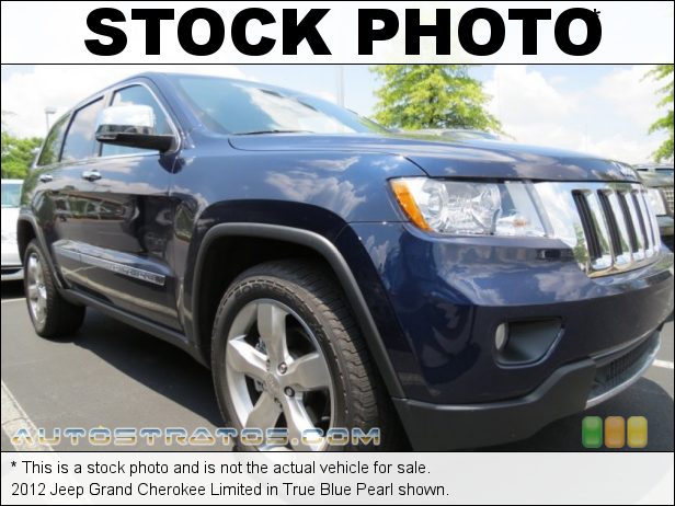 Stock photo for this 2012 Jeep Grand Cherokee Limited 3.6 Liter DOHC 24-Valve VVT V6 5 Speed Automatic