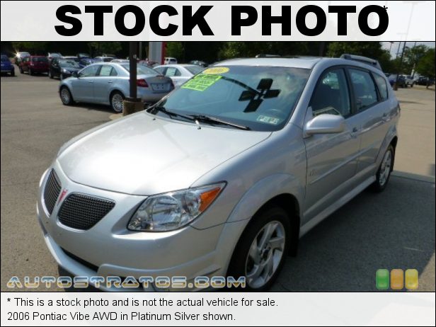 Stock photo for this 2006 Pontiac Vibe AWD 1.8 Liter DOHC 16-Valve VVT-i 4 Cylinder 4 Speed Automatic