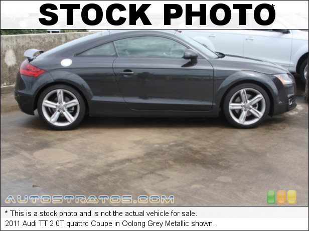 Stock photo for this 2011 Audi TT 2.0T quattro 2.0 Liter TFSI Turbocharged DOHC 16-Valve VVT 4 Cylinder 6 Speed S Tronic Automatic