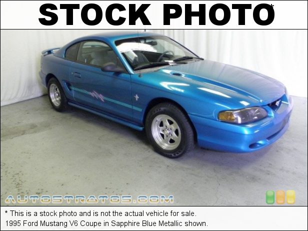 Stock photo for this 1995 Ford Mustang V6 Coupe 3.8 Liter OHV 12-Valve V6 4 Speed Automatic