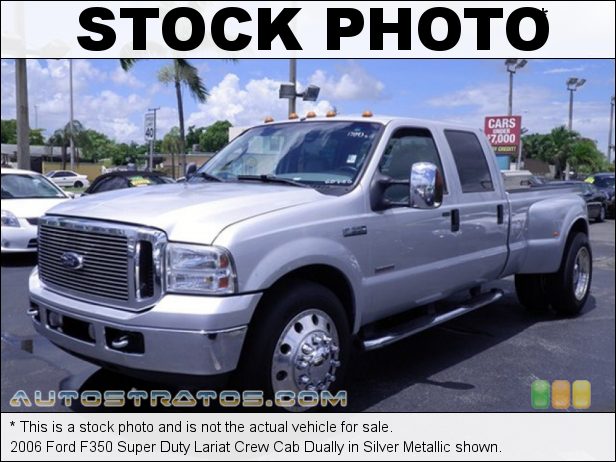 Stock photo for this 2006 Ford F350 Super Duty Crew Cab Dually 6.0 Liter Turbo Diesel OHV 32 Valve Power Stroke V8 5 Speed Automatic