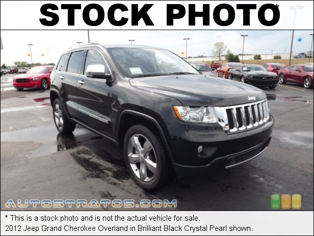 Stock photo for this 2012 Jeep Grand Cherokee Overland 5.7 Liter HEMI MDS OHV 16-Valve VVT V8 5 Speed Automatic
